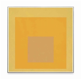 HOMAGE TO THE SQUARE: ORANGE TONE by Josef Albers